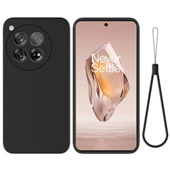 EIDERWOOD OnePlus 12R Liquid Silikone Cover m. Strop - Sort