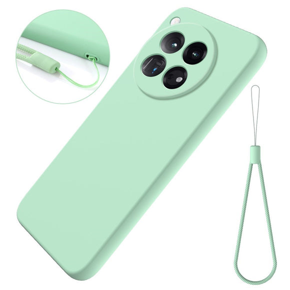 EIDERWOOD OnePlus 12R Liquid Silikone Cover m. Strop - Grøn