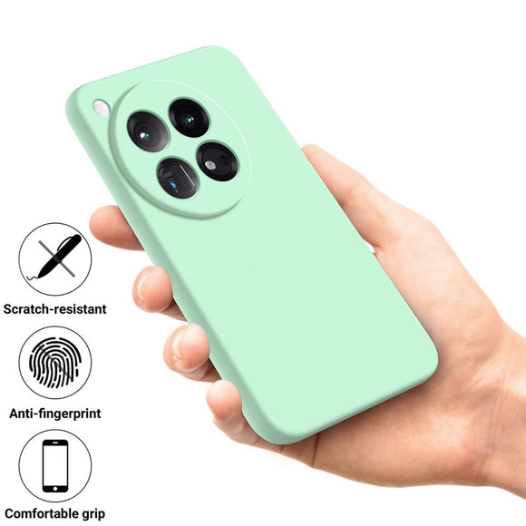 EIDERWOOD OnePlus 12R Liquid Silikone Cover m. Strop - Grøn