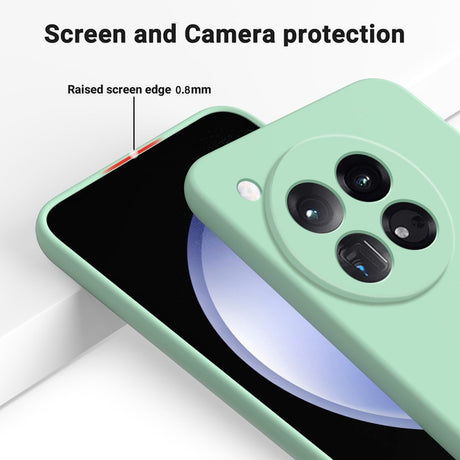 EIDERWOOD OnePlus 12R Liquid Silikone Cover m. Strop - Grøn