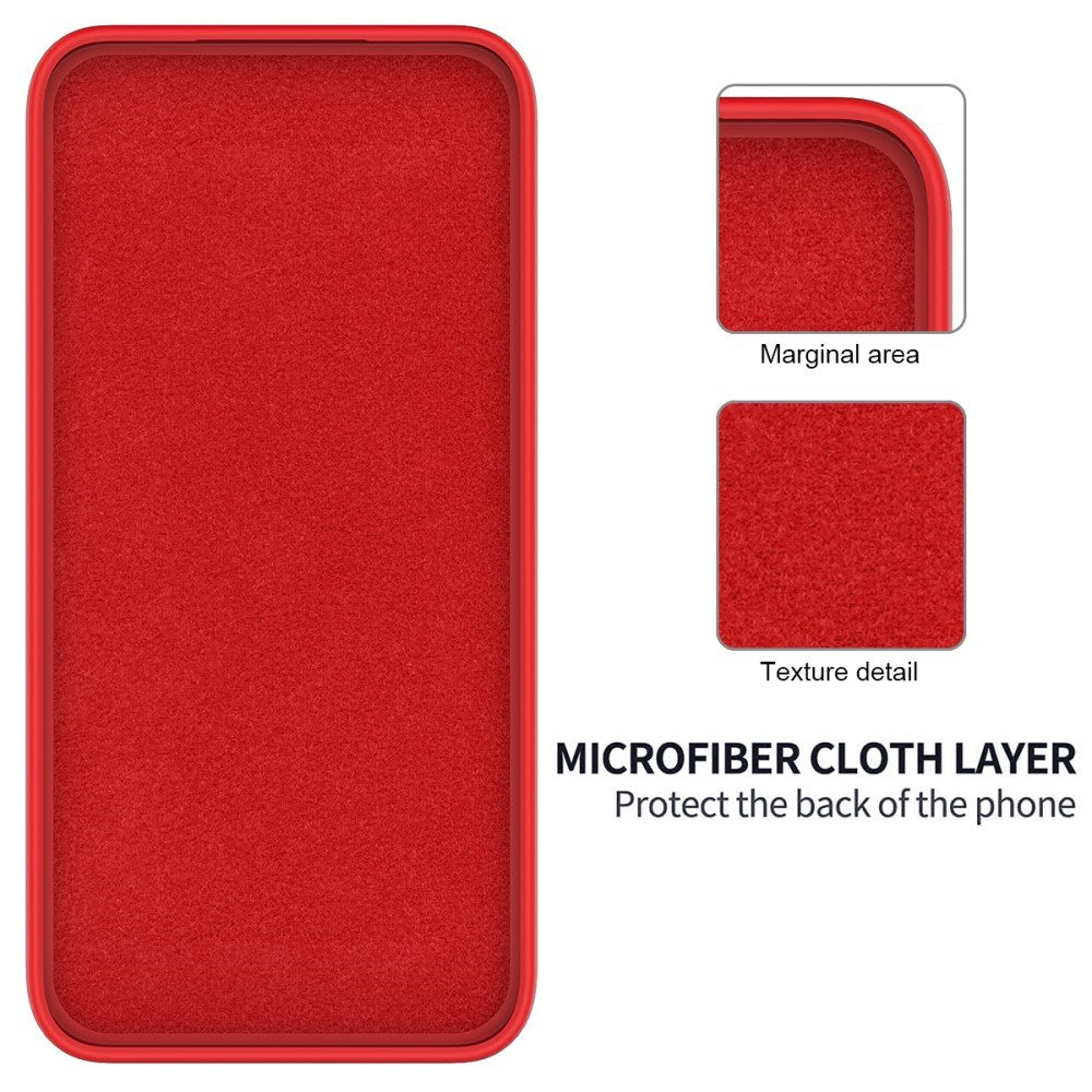 EIDERWOOD OnePlus 12R Liquid Silikone Cover m. Strop - Rød