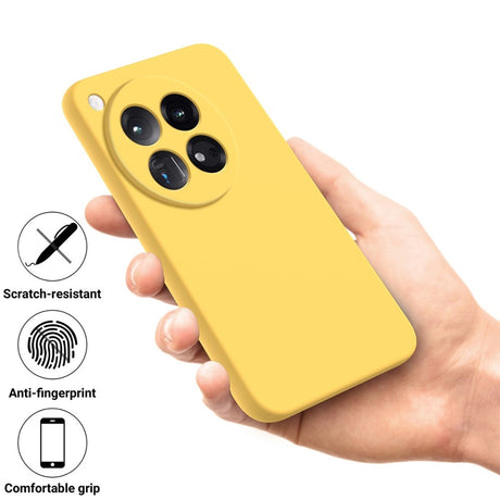 EIDERWOOD OnePlus 12R Liquid Silikone Cover m. Strop - Gul