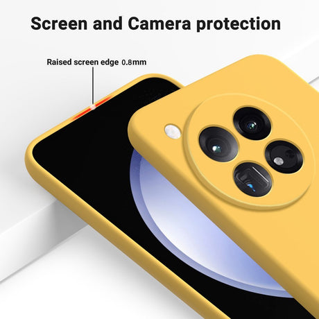 EIDERWOOD OnePlus 12R Liquid Silikone Cover m. Strop - Gul