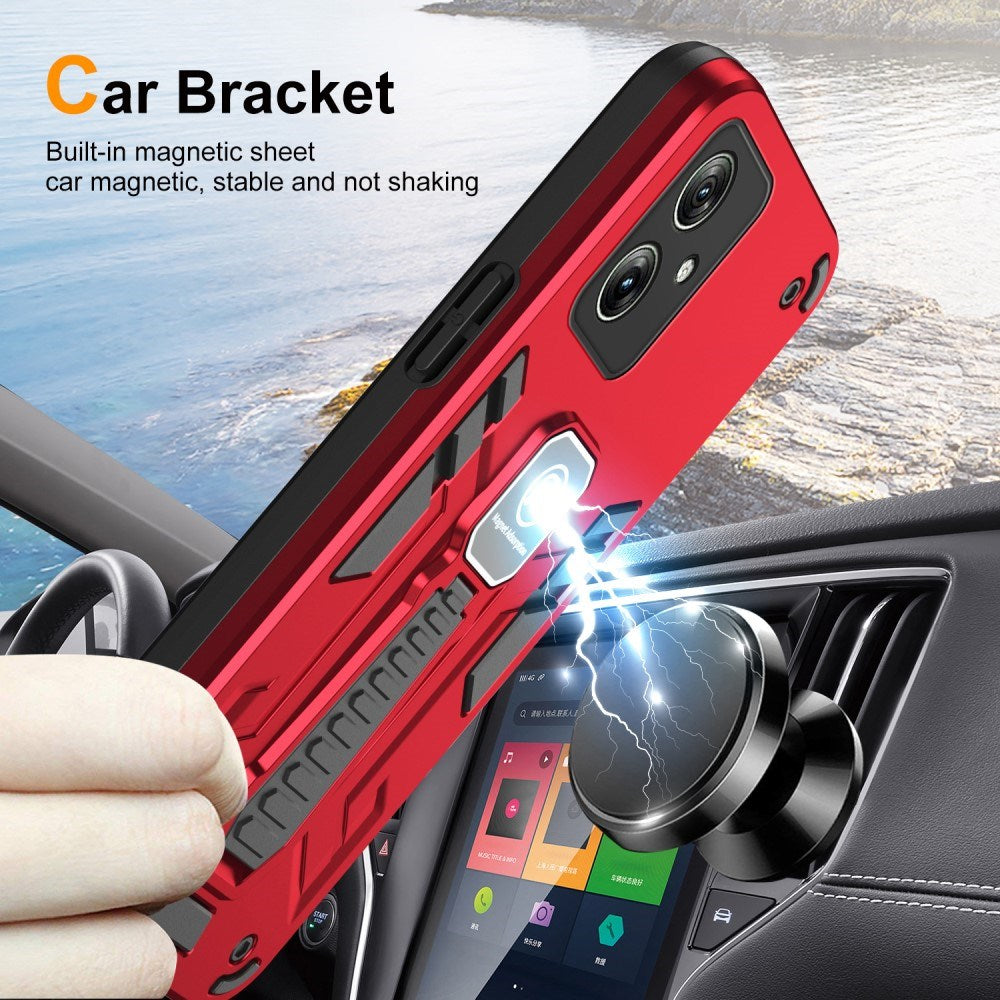 EIDERWOOD Motorola Moto G54 Håndværker Cover m. Kickstand - Rød