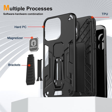 EIDERWOOD Motorola Edge 40 Neo Håndværker Cover m. Kickstand - Sort