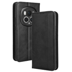 EIDERWOOD Honor Magic6 Pro (5G) Magnetisk Kunstlæder Flip Cover - Sort