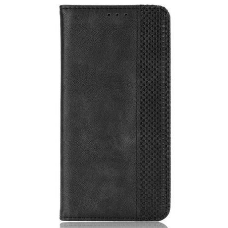 EIDERWOOD Honor Magic6 Pro (5G) Magnetisk Kunstlæder Flip Cover - Sort