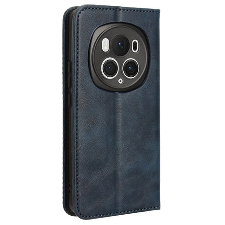 EIDERWOOD Honor Magic6 Pro (5G) Magnetisk Kunstlæder Flip Cover - Blå