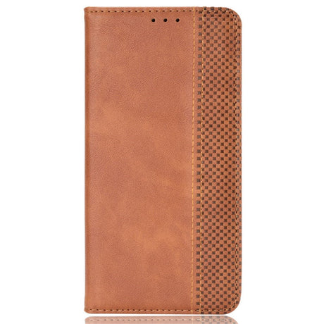 EIDERWOOD Honor Magic6 Pro (5G) Magnetisk Kunstlæder Flip Cover - Brun