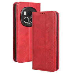 EIDERWOOD Honor Magic6 Pro (5G) Magnetisk Kunstlæder Flip Cover - Rød