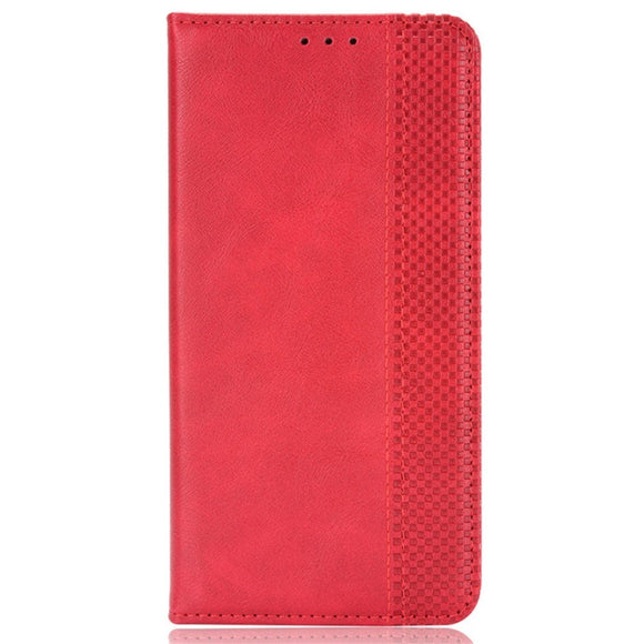 EIDERWOOD Honor Magic6 Pro (5G) Magnetisk Kunstlæder Flip Cover - Rød