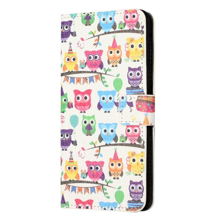 EIDERWOOD Samsung Galaxy Xcover 7 Flip Cover m. Kortholder & Ståfunktion - Ugler