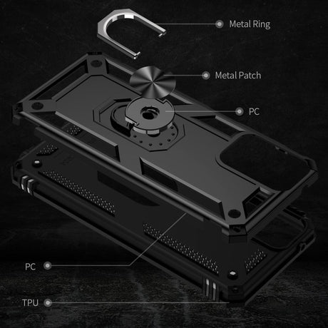 EIDERWOOD Motorola Moto G Play (2024) Håndværkercover m. Magnetisk Kickstand - Sort