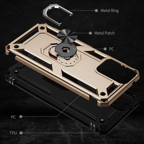 EIDERWOOD Motorola Moto G Play (2024) Håndværkercover m. Magnetisk Kickstand - Guld