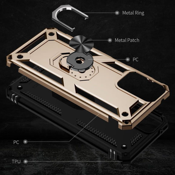 EIDERWOOD Motorola Moto G Play (2024) Håndværkercover m. Magnetisk Kickstand - Guld