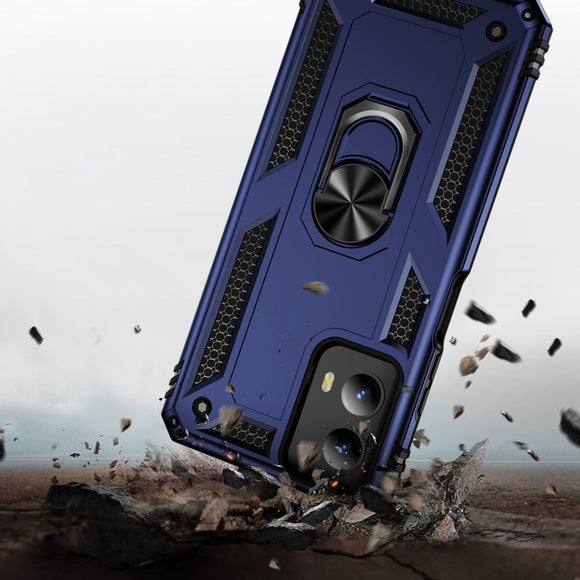 EIDERWOOD Motorola Moto G Play (2024) Håndværkercover m. Magnetisk Kickstand - Blå