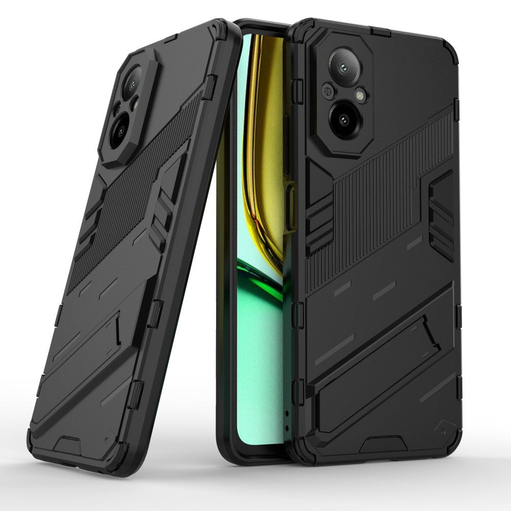 EIDERWOOD Realme C67 (4G) Hybrid Håndværker Cover m. Kickstand - Sort