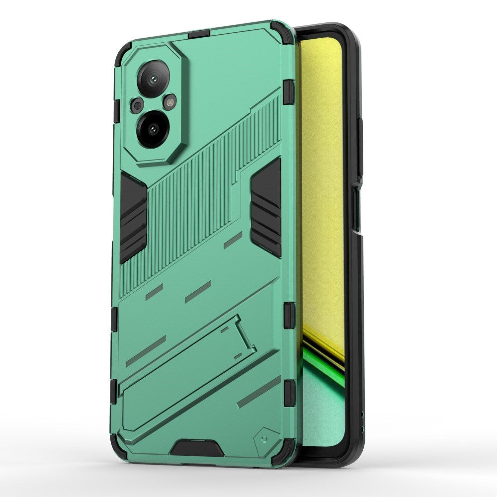 EIDERWOOD Realme C67 (4G) Hybrid Håndværker Cover m. Kickstand - Grøn