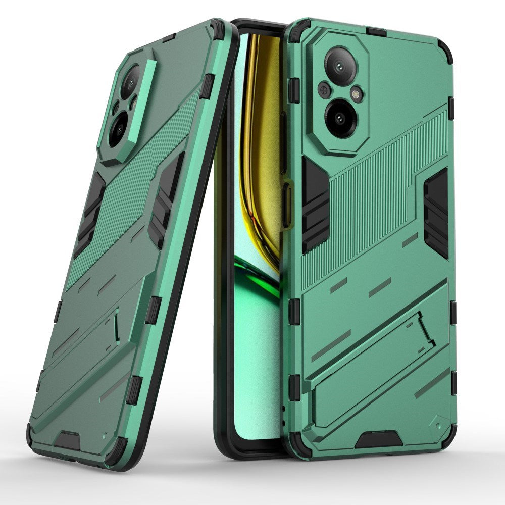 EIDERWOOD Realme C67 (4G) Hybrid Håndværker Cover m. Kickstand - Grøn