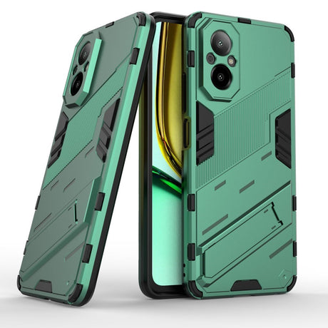 EIDERWOOD Realme C67 (4G) Hybrid Håndværker Cover m. Kickstand - Grøn