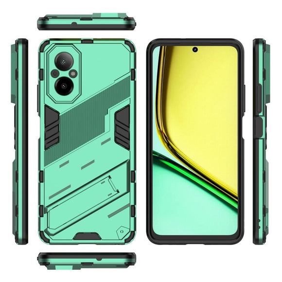 EIDERWOOD Realme C67 (4G) Hybrid Håndværker Cover m. Kickstand - Grøn