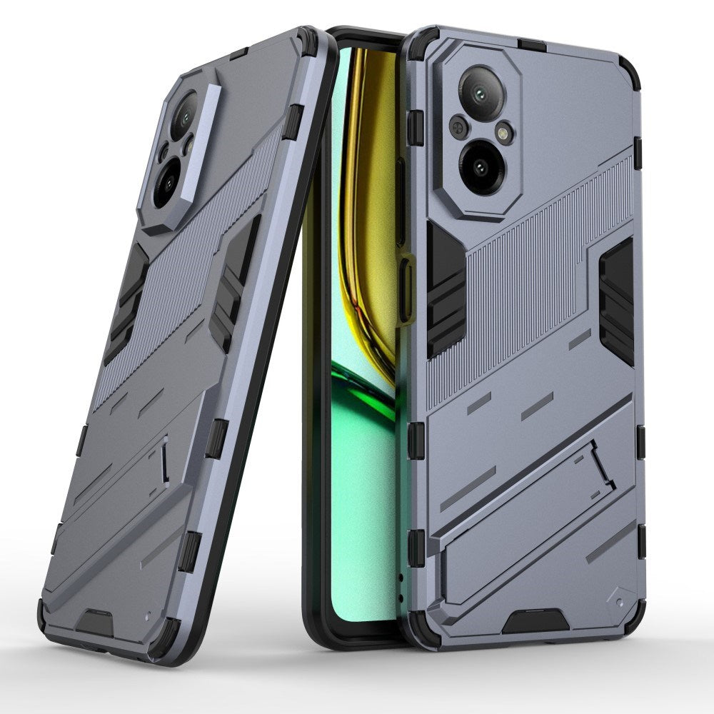EIDERWOOD Realme C67 (4G) Hybrid Håndværker Cover m. Kickstand - Blå
