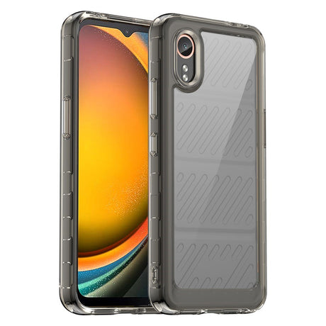 EIDERWOOD Samsung Galaxy Xcover 7 Hybrid Plastik Cover - Gennemsigtig / Grå