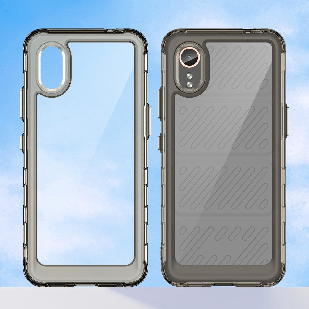 EIDERWOOD Samsung Galaxy Xcover 7 Hybrid Plastik Cover - Gennemsigtig / Grå