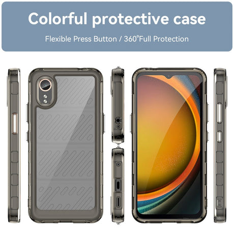 EIDERWOOD Samsung Galaxy Xcover 7 Hybrid Plastik Cover - Gennemsigtig / Grå