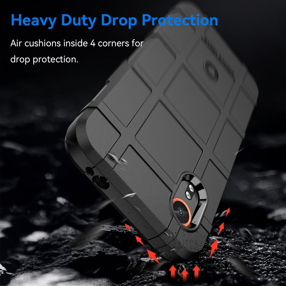 EIDERWOOD Samsung Galaxy Xcover 7 Rugged Shield Series Håndværker Cover - Sort