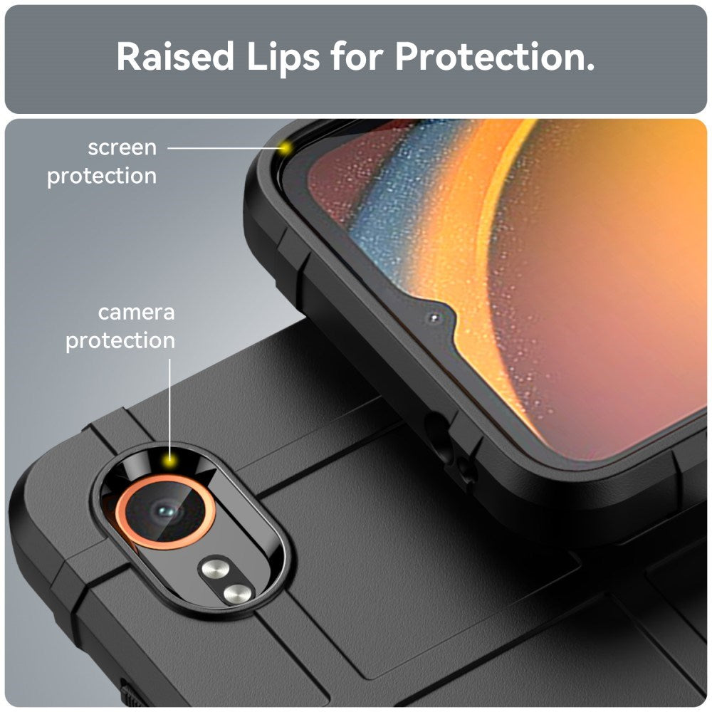 EIDERWOOD Samsung Galaxy Xcover 7 Rugged Shield Series Håndværker Cover - Sort