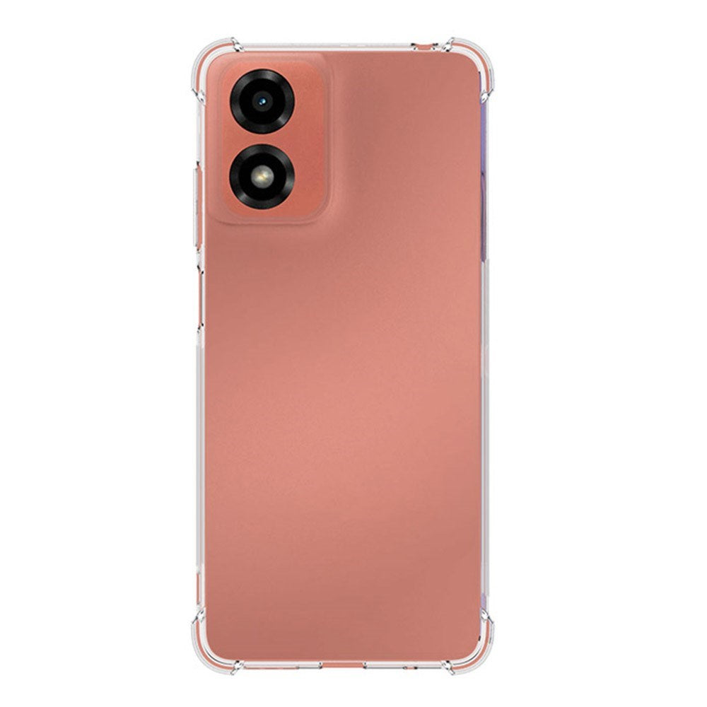 EIDERWOOD Motorola Moto E14 (4G) / G04 (4G) / G04s (4G) / G24 (4G) Fleksibelt Plastik Bagside Cover - Gennemsigtig