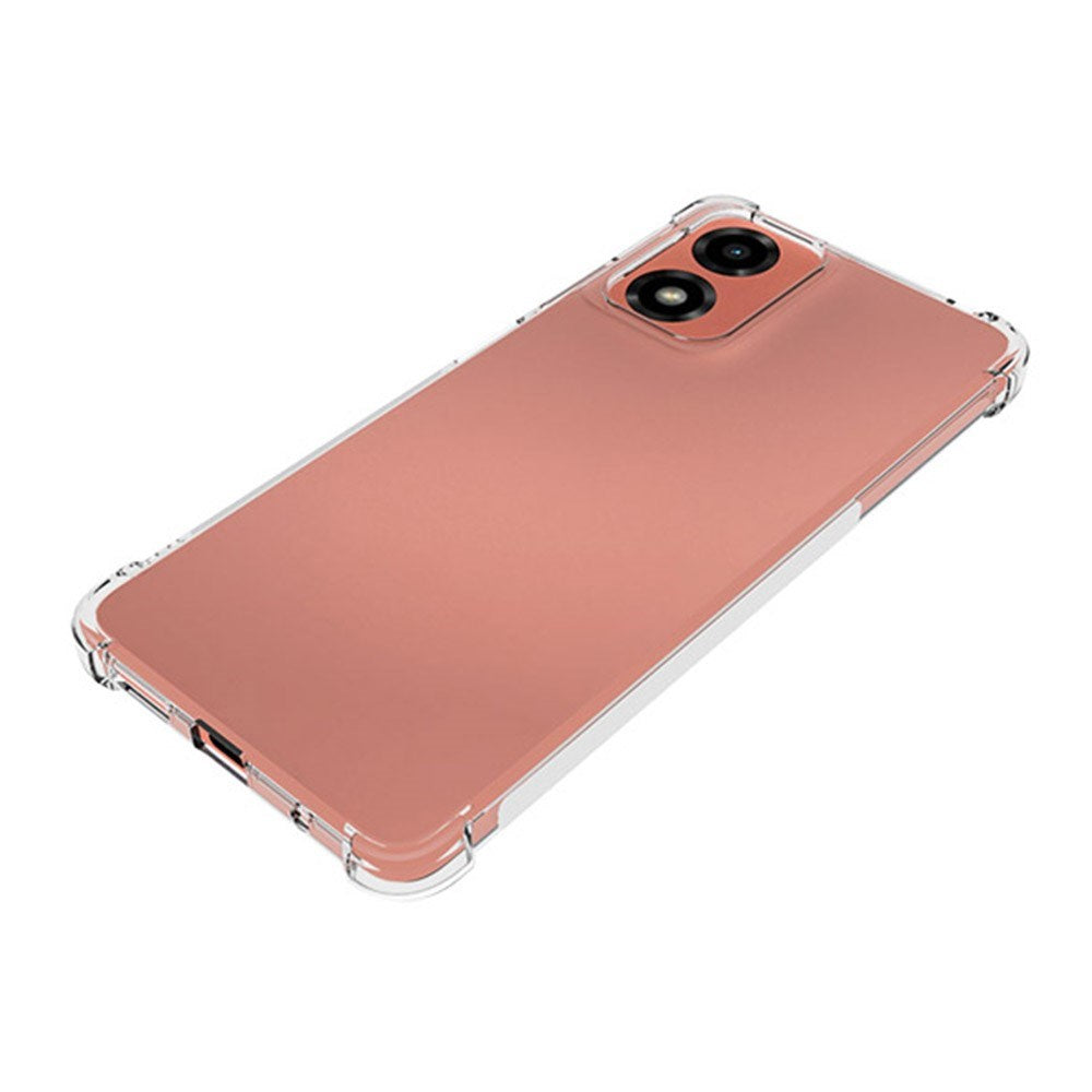 EIDERWOOD Motorola Moto E14 (4G) / G04 (4G) / G04s (4G) / G24 (4G) Fleksibelt Plastik Bagside Cover - Gennemsigtig