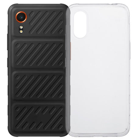 EIDERWOOD Samsung Galaxy Xcover 7 Fleksibelt Plastik Bagside Cover - Gennemsigtig