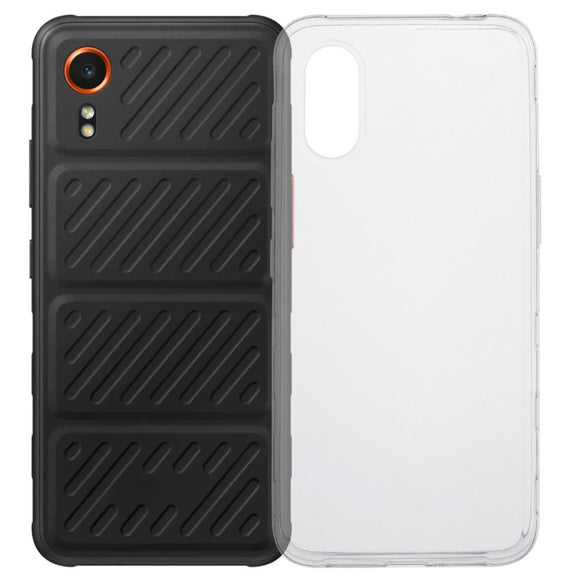 EIDERWOOD Samsung Galaxy Xcover 7 Fleksibelt Plastik Bagside Cover - Gennemsigtig