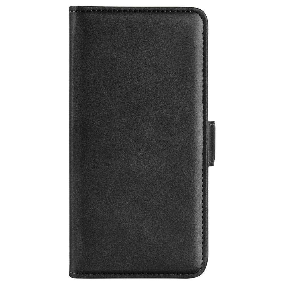 EIDERWOOD OnePlus 12R Blankt Kunstlæder Cover m. Pung & Ståfunktion - Sort