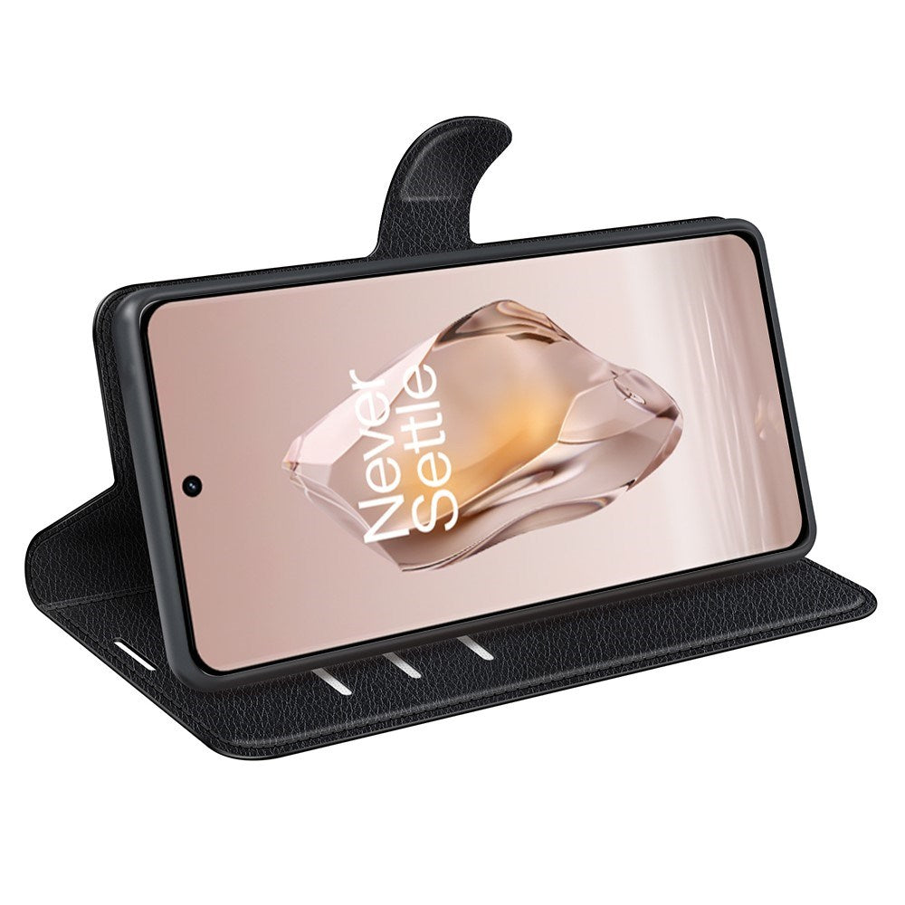 EIDERWOOD OnePlus 12R Kunstlæder Flip Cover m. Kortholder & Ståfunktion - Brun