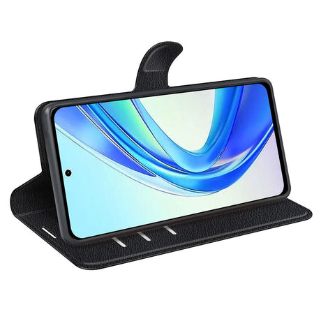 EIDERWOOD Honor X7b / 90 Smart Kunstlæder Flip Cover m. Kortholder & Ståfunktion - Sort