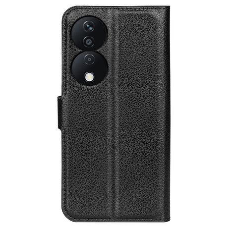EIDERWOOD Honor X7b / 90 Smart Kunstlæder Flip Cover m. Kortholder & Ståfunktion - Sort