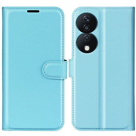 EIDERWOOD Honor X7b / 90 Smart Kunstlæder Flip Cover m. Kortholder & Ståfunktion - Blå