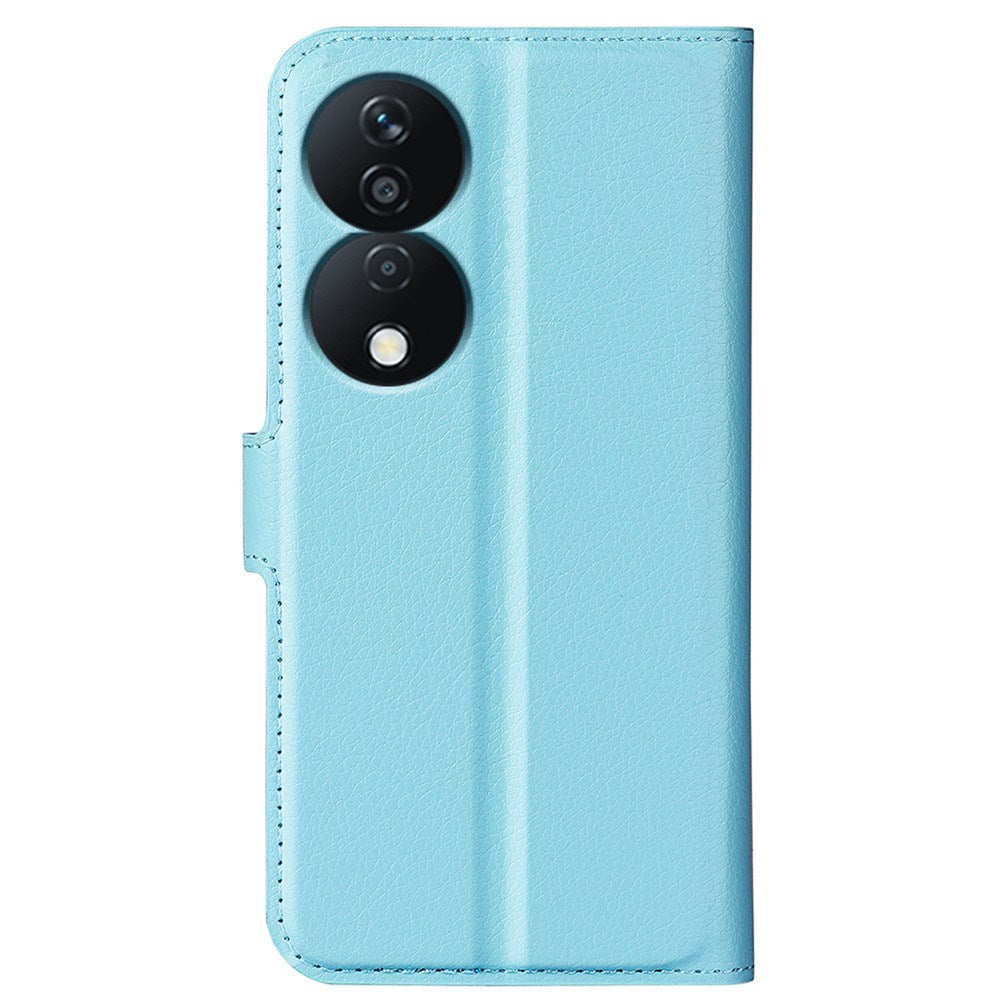 EIDERWOOD Honor X7b / 90 Smart Kunstlæder Flip Cover m. Kortholder & Ståfunktion - Blå