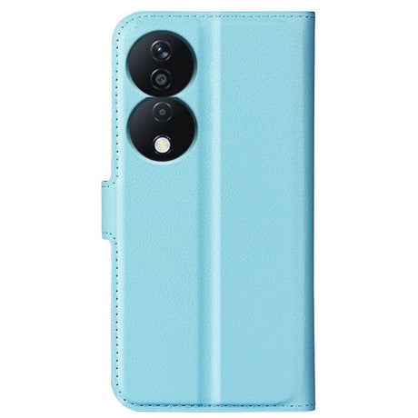 EIDERWOOD Honor X7b / 90 Smart Kunstlæder Flip Cover m. Kortholder & Ståfunktion - Blå