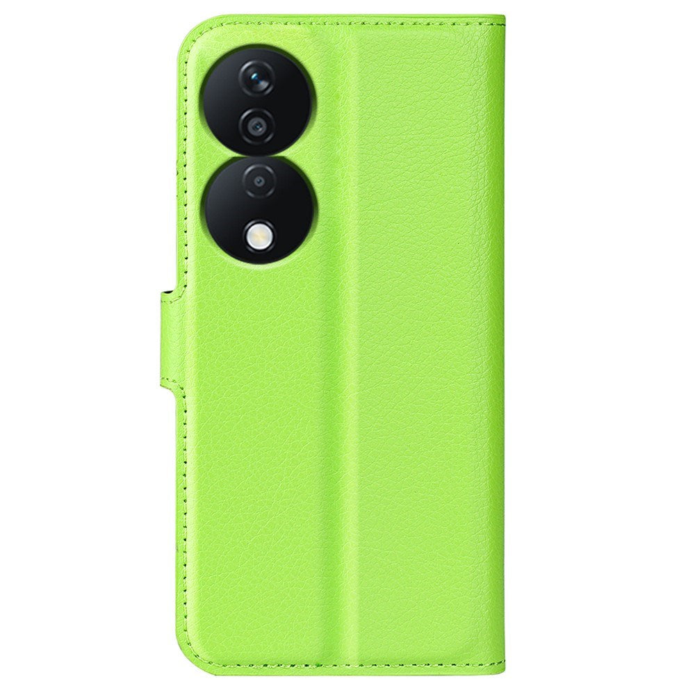 EIDERWOOD Honor X7b / 90 Smart Kunstlæder Flip Cover m. Kortholder & Ståfunktion - Grøn