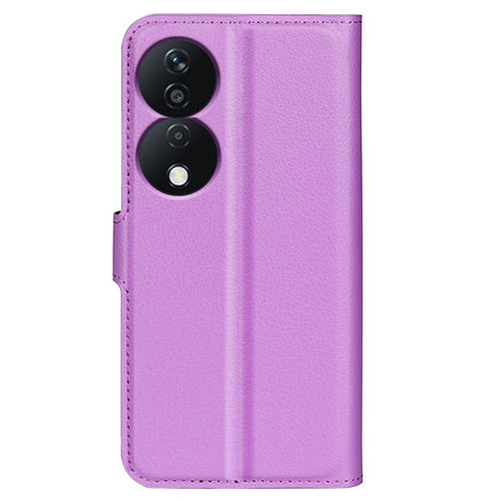EIDERWOOD Honor X7b / 90 Smart Kunstlæder Flip Cover m. Kortholder & Ståfunktion - Lilla