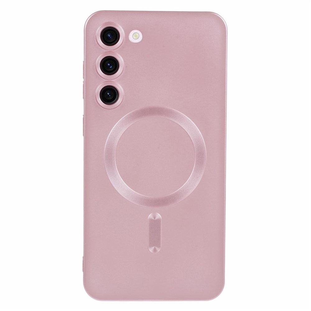 Samsung Galaxy S22+ (Plus) Fleksibelt Plastik Mobilcover - MagSafe Kompatibel - Lyserød