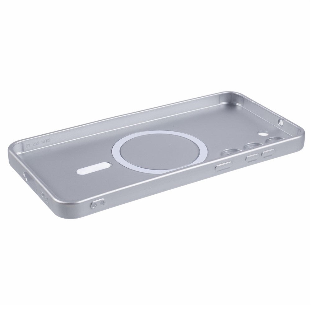 Samsung Galaxy S22+ (Plus) Fleksibelt Plastik Mobilcover - MagSafe Kompatibel - Sølv