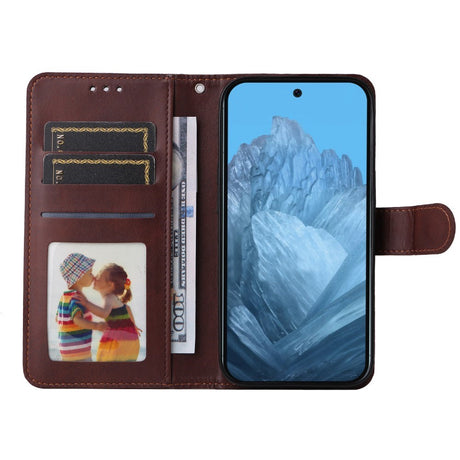 EIDERWOOD Google Pixel 10 / 10 Pro / 9 / 9 Pro Kunstlæder Cover m. Kortholder & Strop - Brun