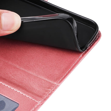 EIDERWOOD Google Pixel 10 / 10 Pro / 9 / 9 Pro Kunstlæder Cover m. Kortholder & Strop - Lyserød