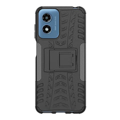 EIDERWOOD Motorola Moto G Play (2024) Hybrid Håndværker Cover m. Kickstand - Sort