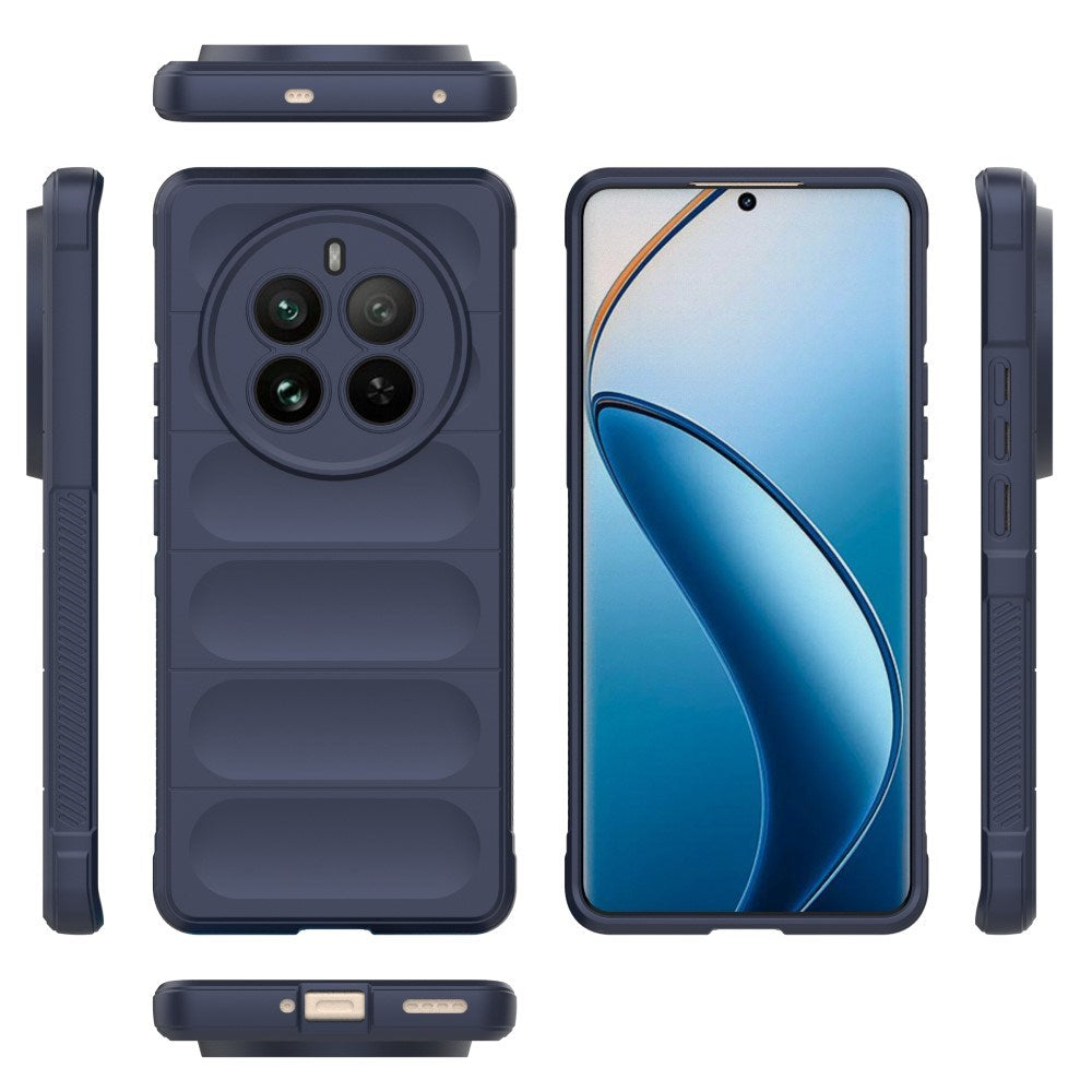 EIDERWOOD Realme 12 Pro (5G) / 12 Pro+ (5G) Fleksibelt Plastik Cover - Mørkeblå